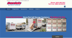 Desktop Screenshot of movedaniels.com